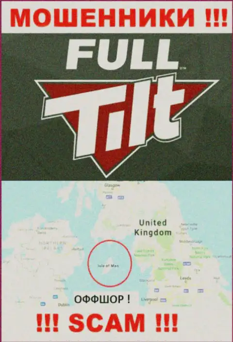 Isle of Man - оффшорное место регистрации ворюг FullTiltPoker, представленное у них на онлайн-сервисе