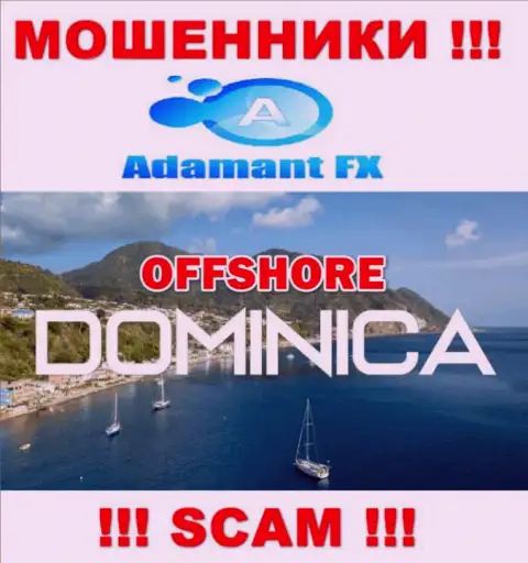 AdamantFX свободно грабят, так как разместились на территории - Доминика