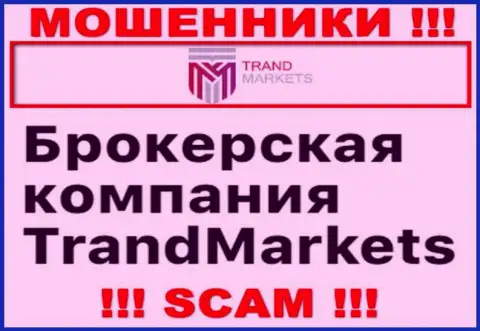 TrandMarkets Com заняты обворовыванием наивных клиентов, работая в сфере Forex