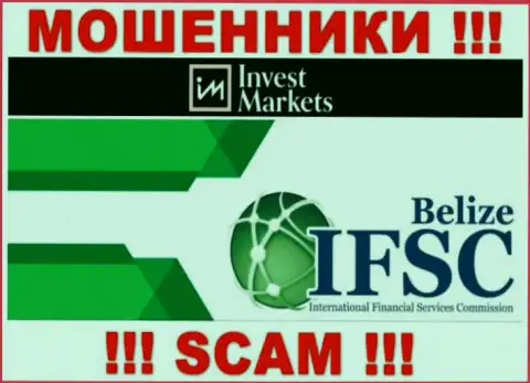 InvestMarkets Com спокойно присваивает вложения доверчивых клиентов, т.к. его прикрывает мошенник - IFSC