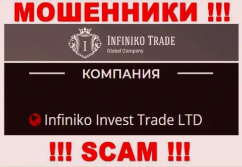 Infiniko Invest Trade LTD это юридическое лицо internet-мошенников InfinikoTrade Com