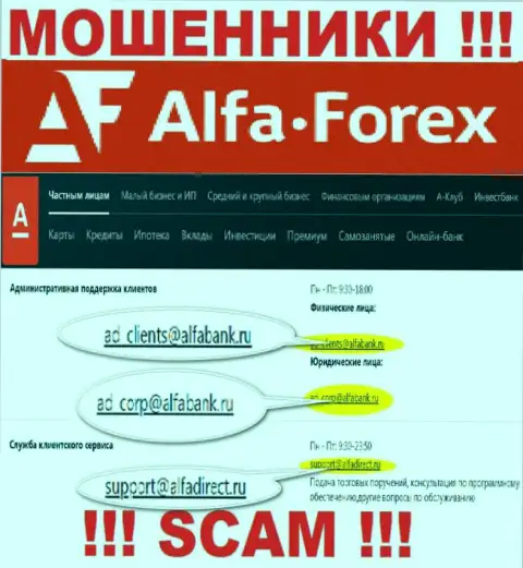 Не рекомендуем общаться через е-майл с компанией Альфа Форекс - это КИДАЛЫ !!!