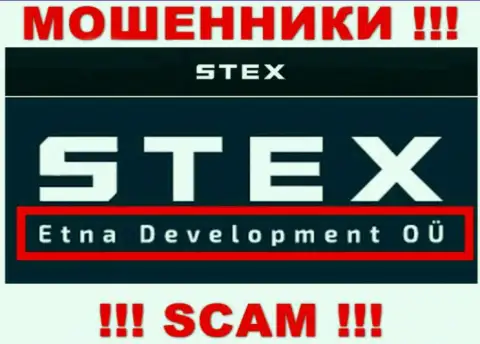 На веб-ресурсе Stex сказано, что Etna Development OÜ - это их юридическое лицо, однако это не значит, что они солидны