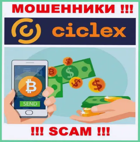 Ciclex не вызывает доверия, Криптовалютный обменник - это то, чем заняты указанные лохотронщики