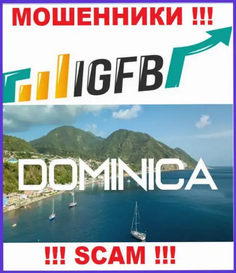 На информационном портале IGFB One говорится, что они зарегистрированы в оффшоре на территории Commonwealth of Dominica