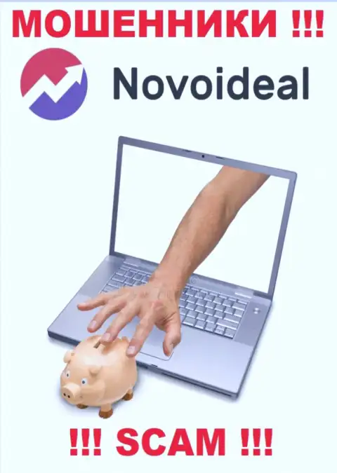 Вы сильно ошибаетесь, если вдруг ждете доход от сотрудничества с NovoIdeal - это МАХИНАТОРЫ !