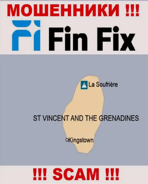 Фин Фикс осели на территории St. Vincent & the Grenadines и беспрепятственно сливают вложенные деньги