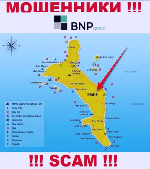 BNPLtd Net зарегистрированы на территории - Mahe, Seychelles, избегайте работы с ними