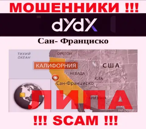 dYdX - это ШУЛЕРА !!! Распространяют ложную информацию касательно своей юрисдикции