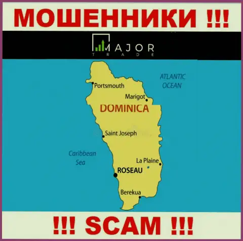 Ворюги MajorTrade пустили корни на территории - Commonwealth of Dominica, чтобы скрыться от ответственности - ВОРЫ