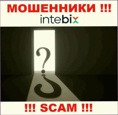Остерегайтесь совместной работы с интернет-кидалами Intebix - нет информации о юридическом адресе регистрации