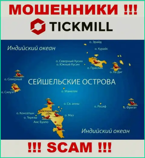 С конторой Tickmill не торопитесь совместно работать, место регистрации на территории Seychelles