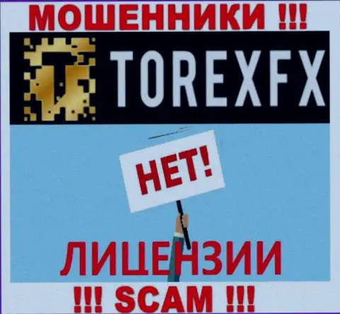 Махинаторы Torex FX действуют незаконно, ведь не имеют лицензионного документа !!!